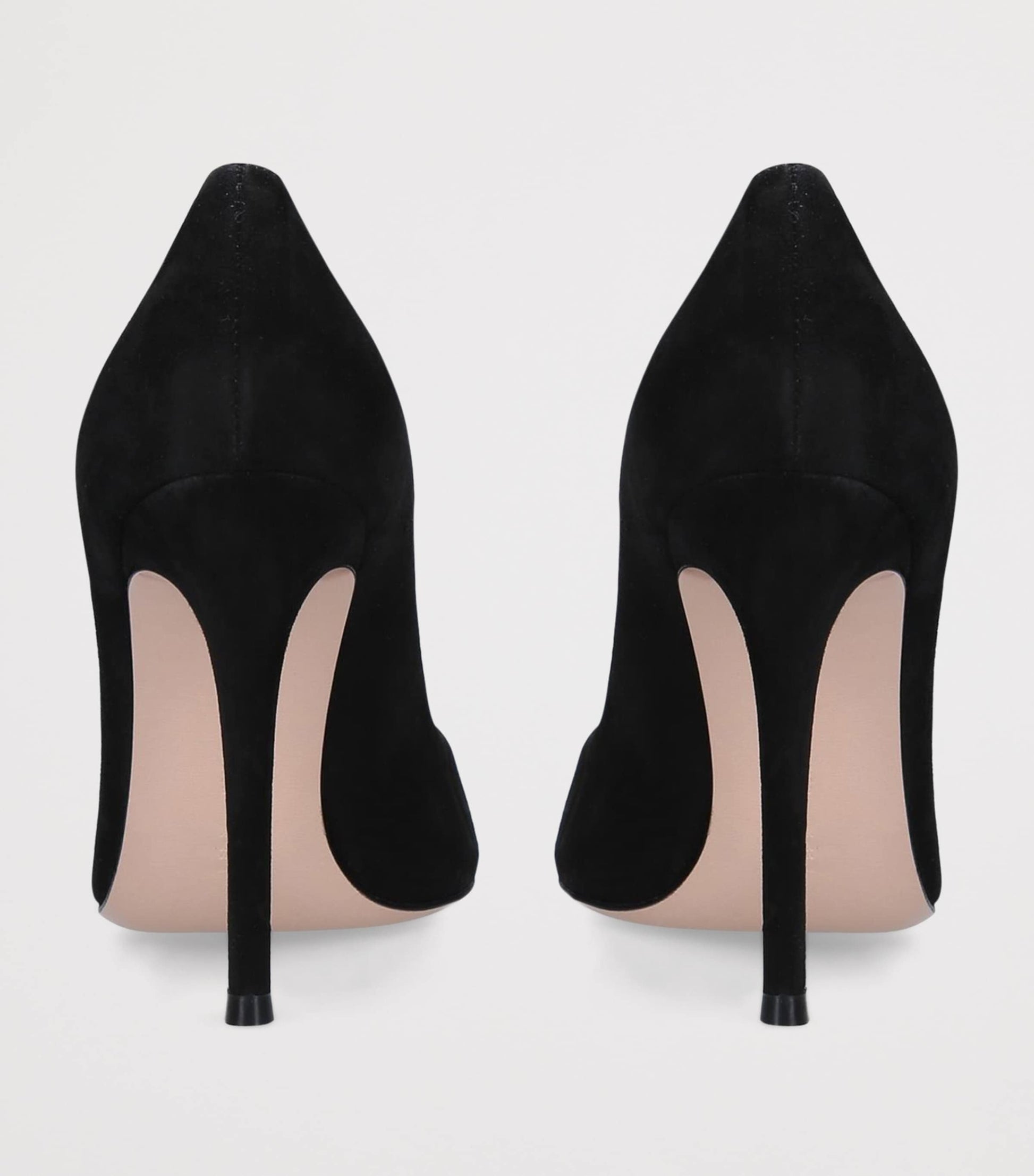 Black Suede Gianvito Pumps 105