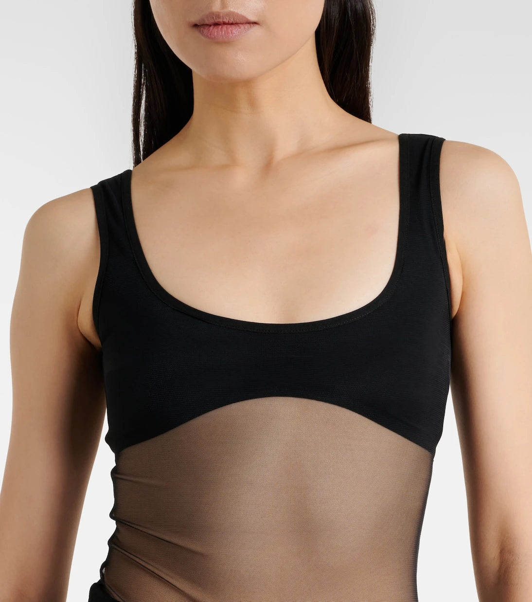 Nensi Dojaka - Semi-sheer tank top