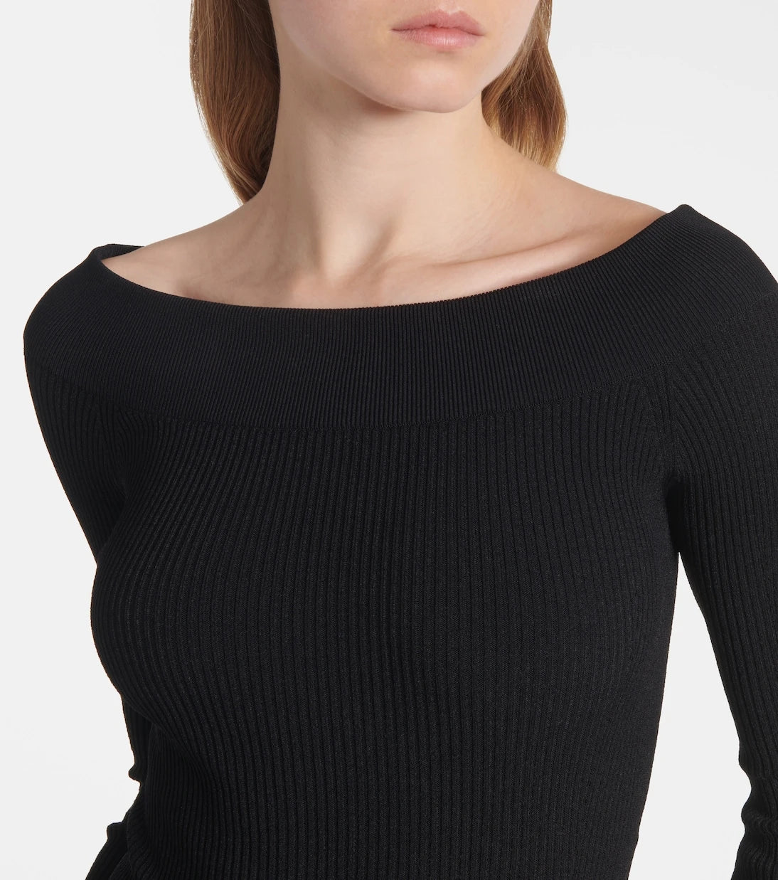 Alaïa - Off-shoulder catsuit