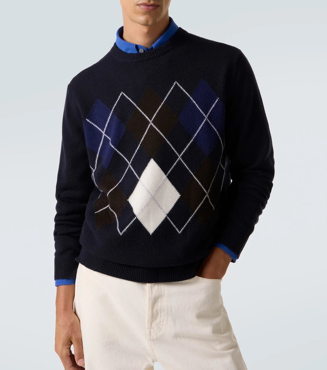 Arch4 - Argyle cashmere sweater