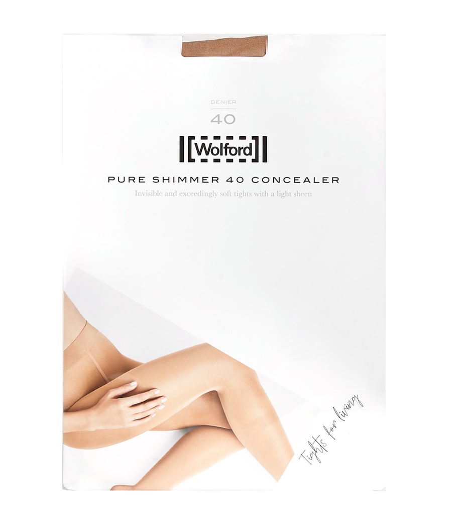 Wolford Beige Pure Shimmer 40 Concealer Tights