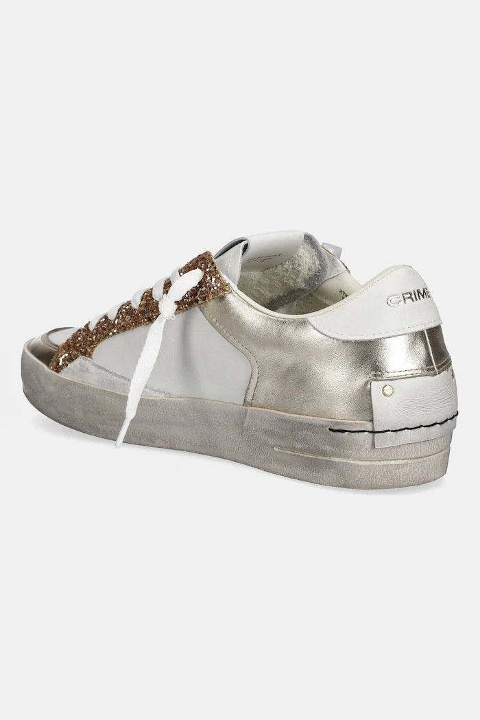 Кожени маратонки Crime London SK8 DELUXE