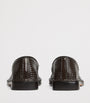Bottega Veneta Leather Woven Daddy Loafers