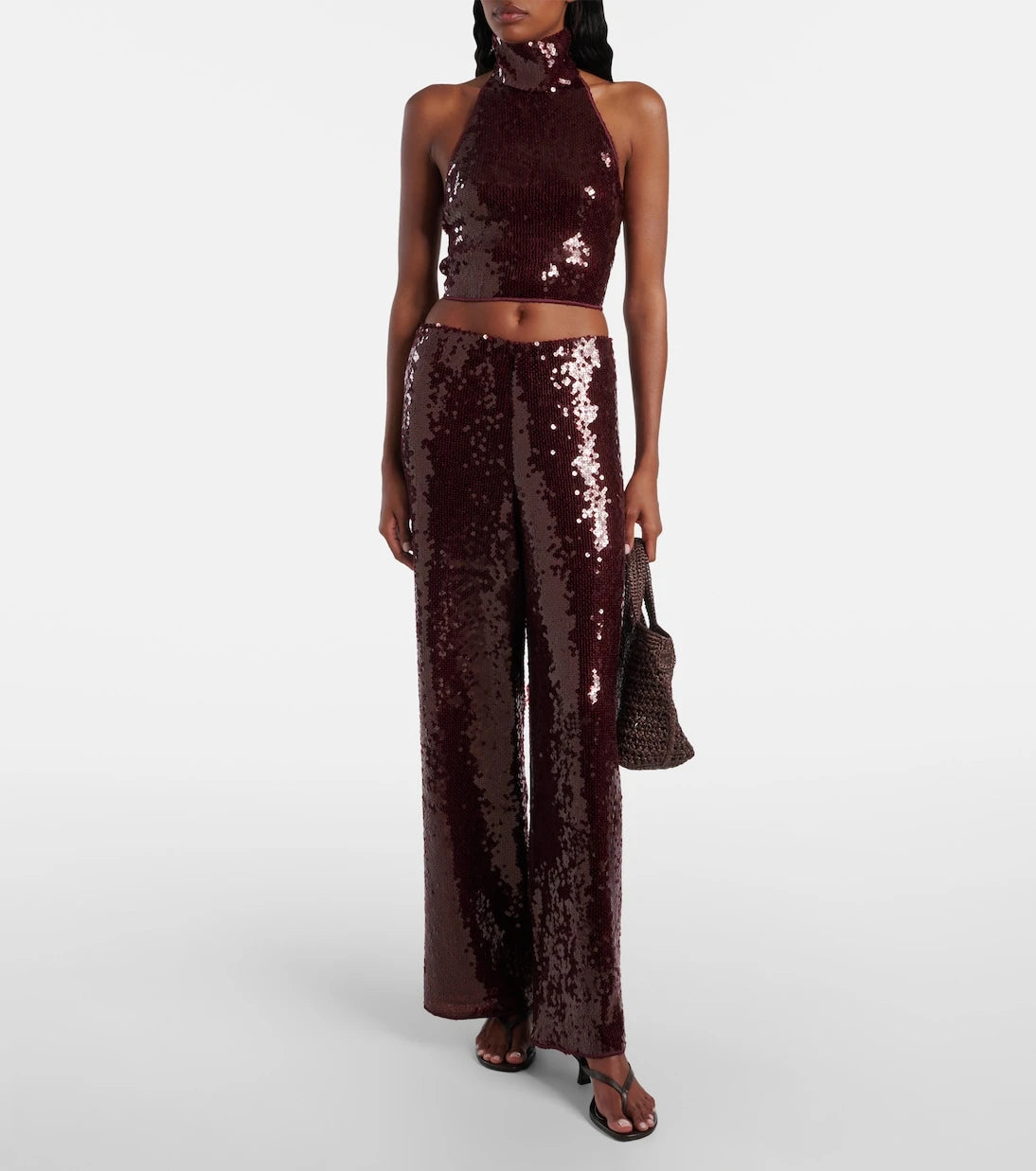 Oséree - Marylin sequined wide-leg pants