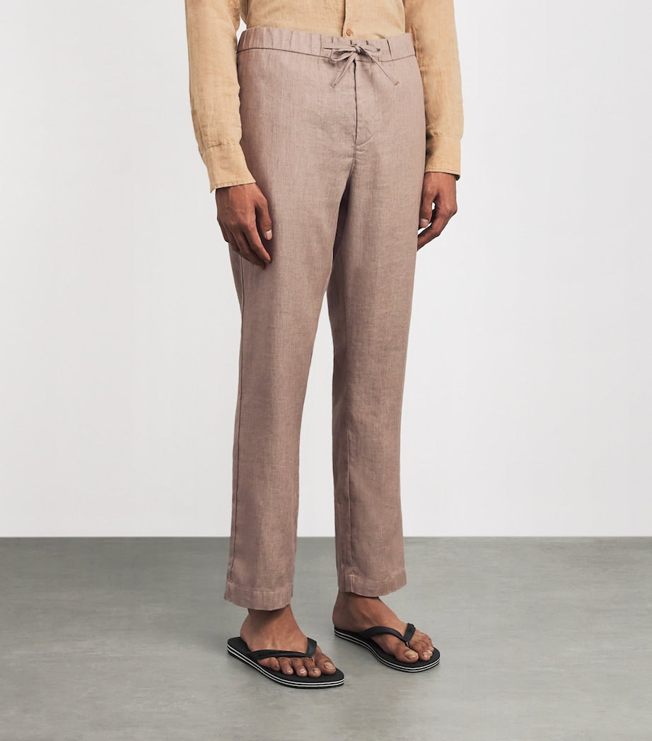 Linen-Cotton Oscar Trousers