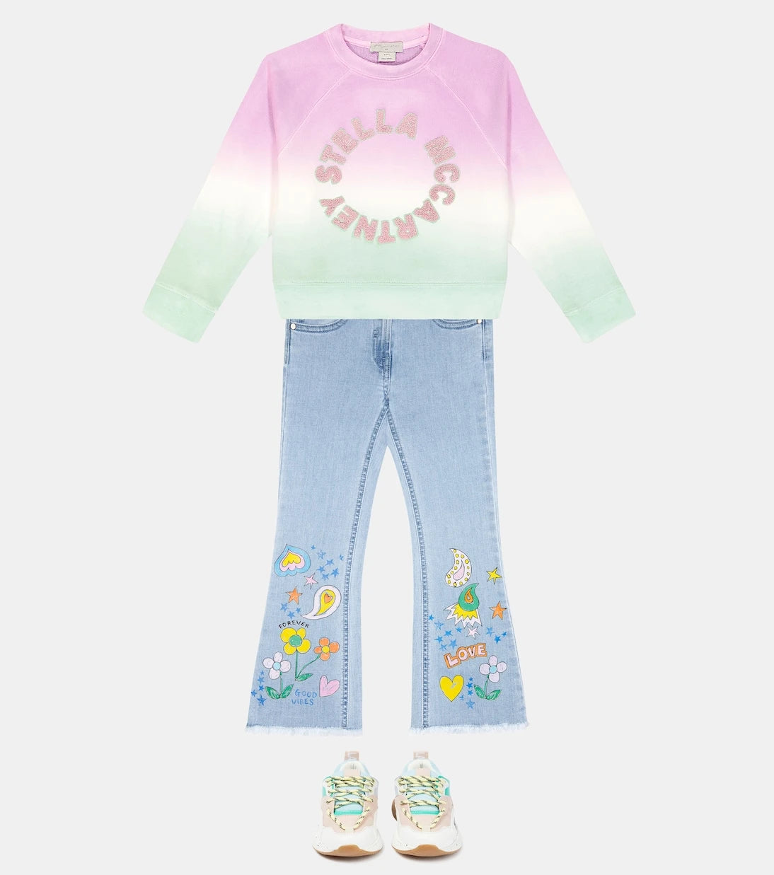 Stella McCartney Kids - Tie-dye cotton jersey sweatshirt