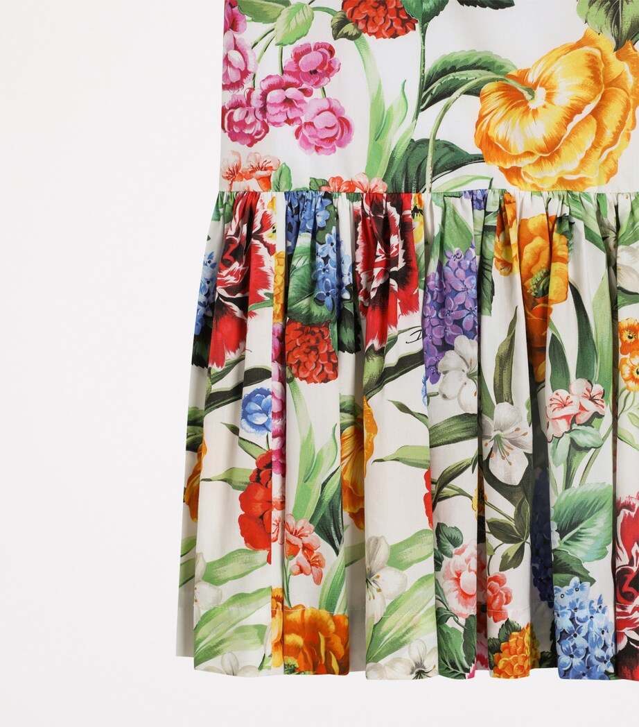 Dolce & Gabbana Kids Cotton Floral Dress (8-12+ Years)