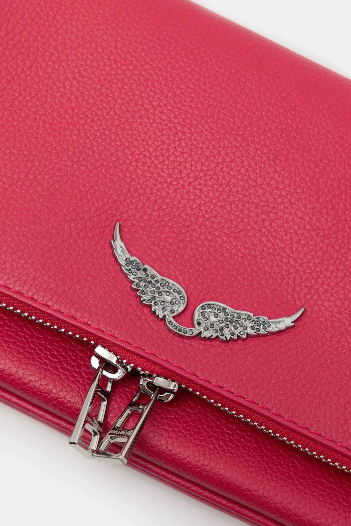 Zadig&Voltaire чанта дамска от кожа ROCK GRAINED LEATHER