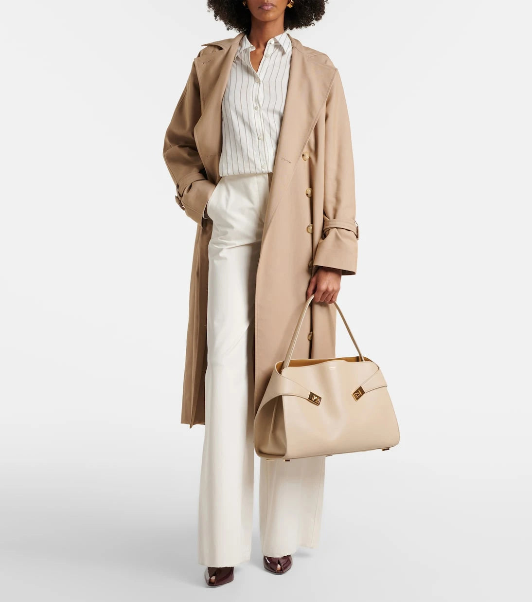 Ferragamo - Hug Large leather shoulder bag