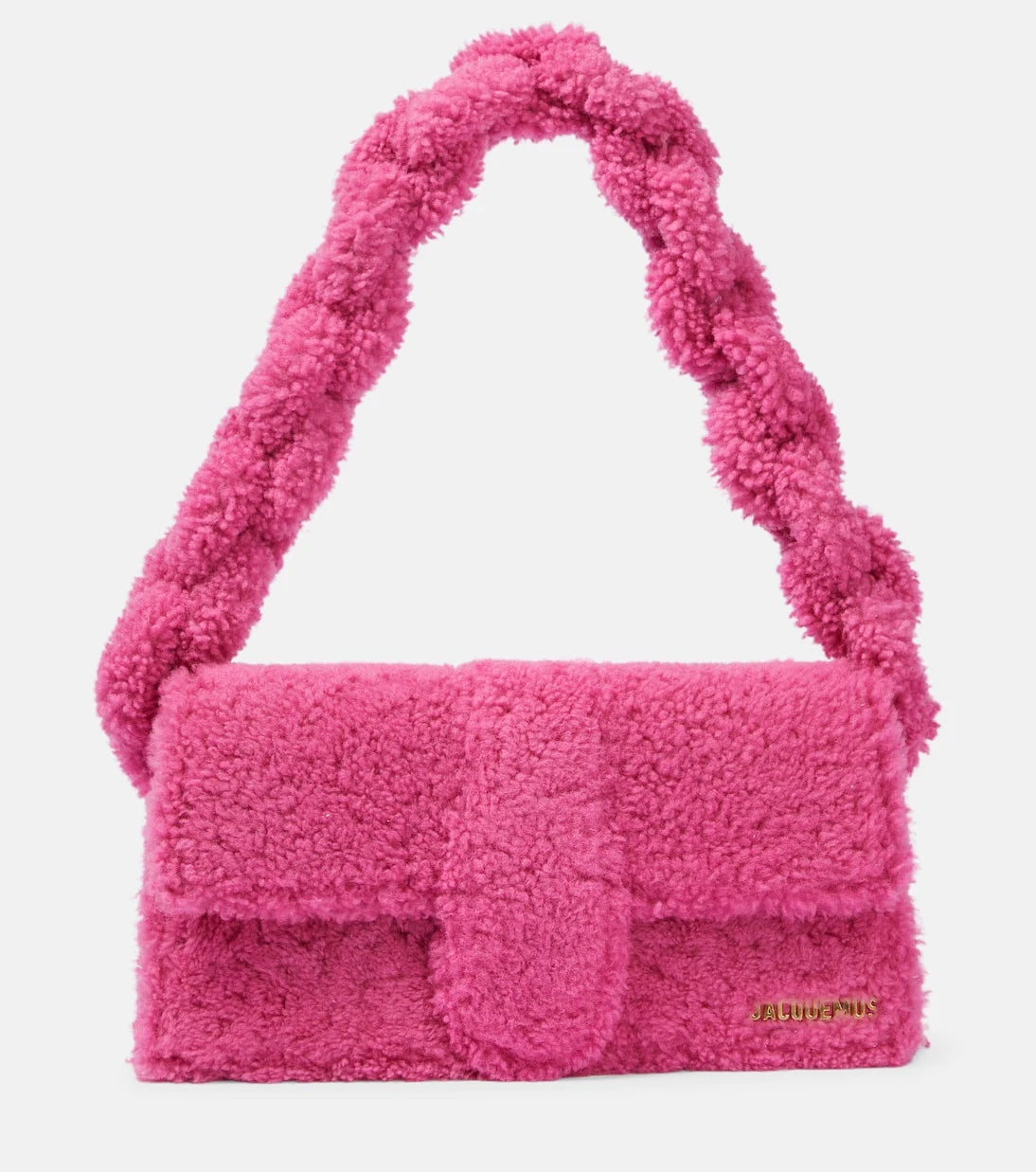 Jacquemus - Le Bambidou shearling shoulder bag