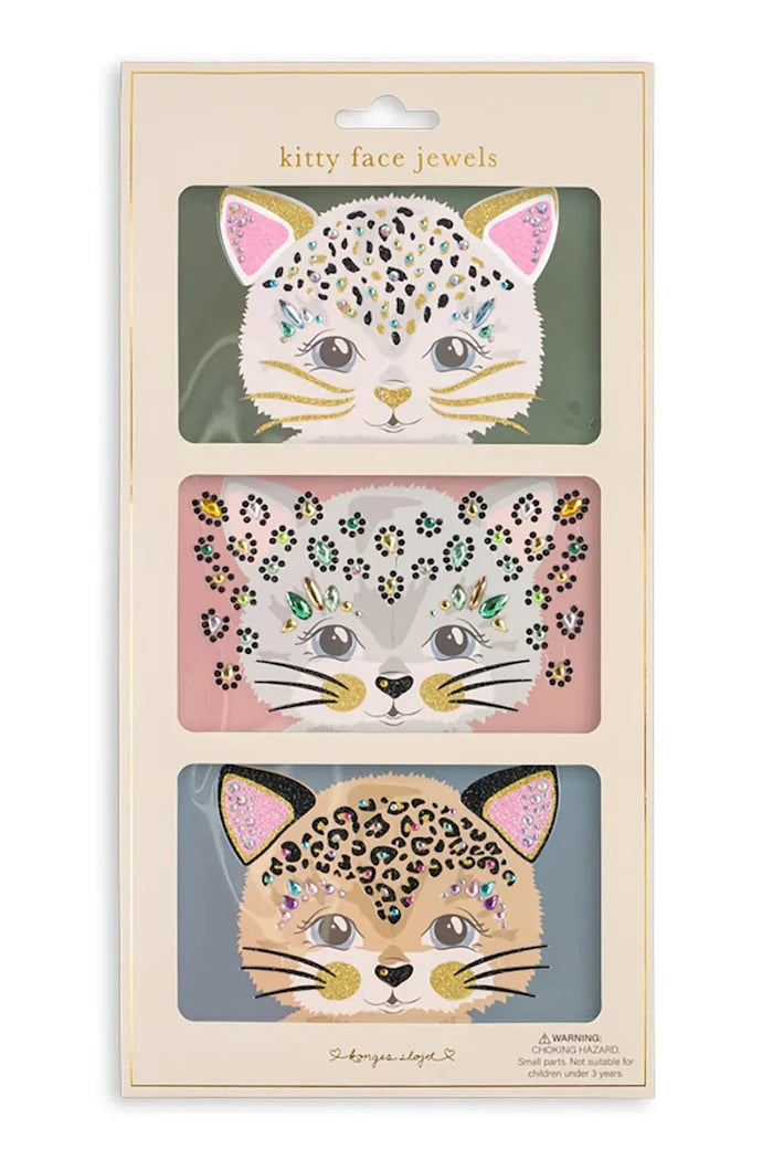 Стикери за лице Konges Sløjd KITTY FACE JEWELS