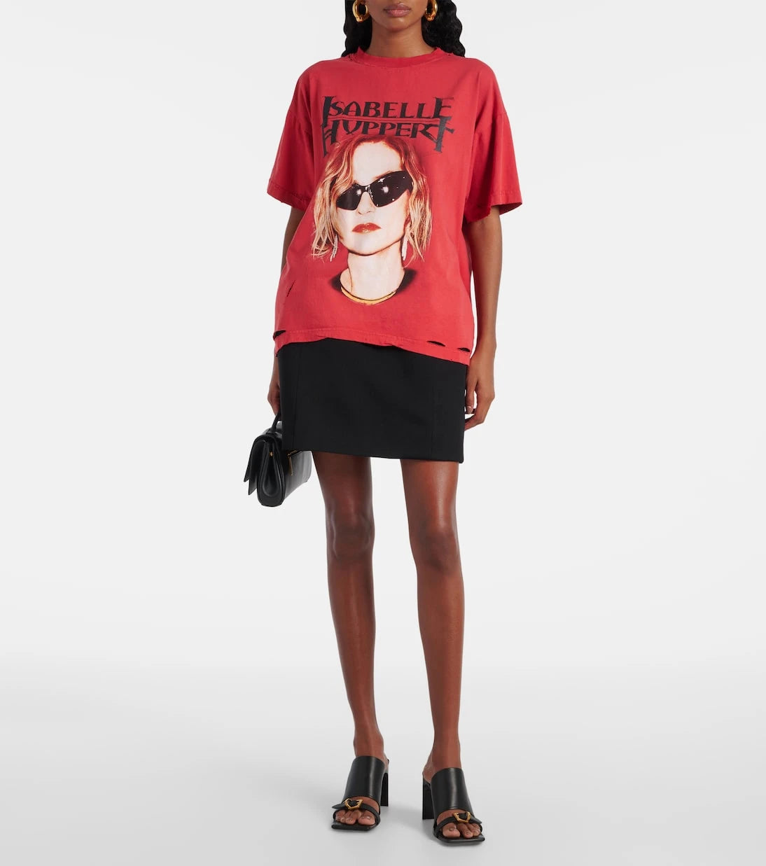 Balenciaga - صنادل Bel Air 80 الجلدية