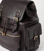 Brunello Cucinelli Leather Flap Closure Backpack