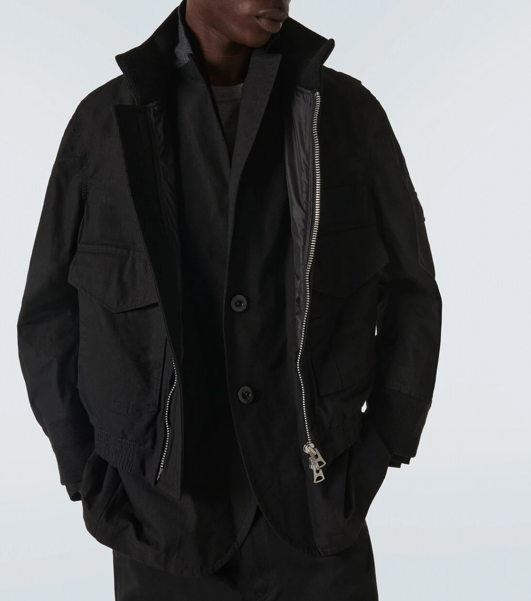Sacai - Cotton-blend ripstop jacket