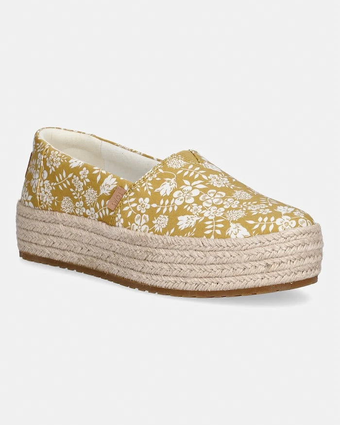 Toms platform espadril kadın ayakkabı VALENCIA