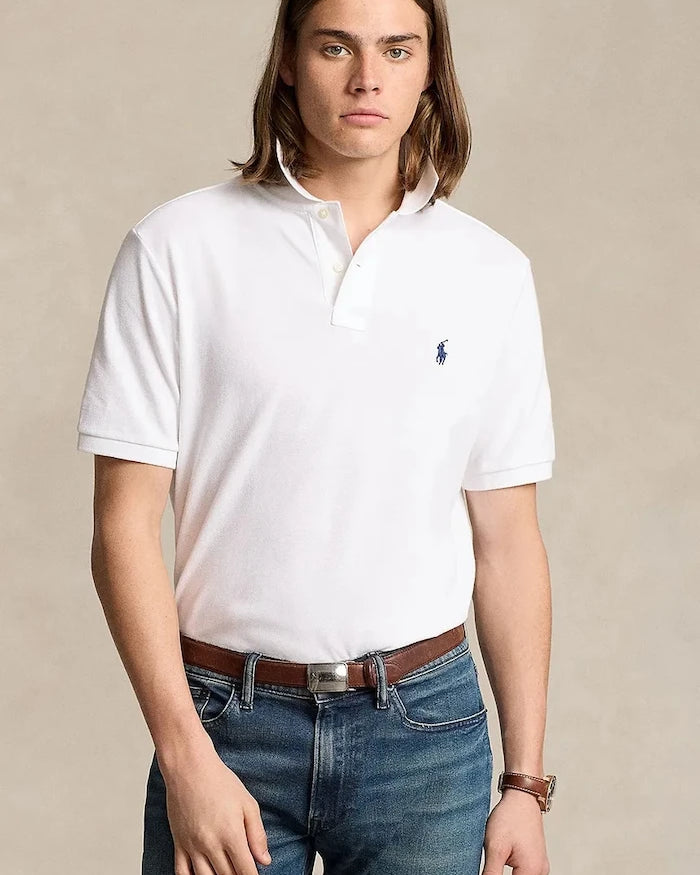 Polo Ralph Lauren BASIC MESH Pamuklu Polo Yaka Tişört