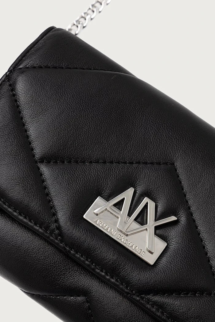 Armani Exchange kadın suni deri crossbody çanta