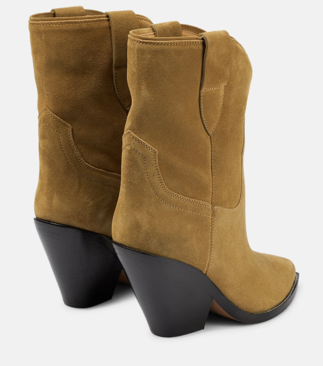 Isabel Marant - Leyane suede mid-calf cowboy boots