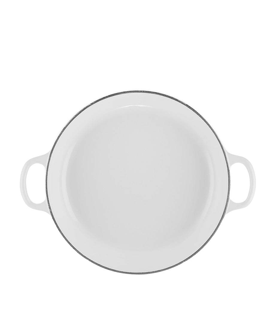 Cast Iron Petal Shallow Casserole Dish (26cm)