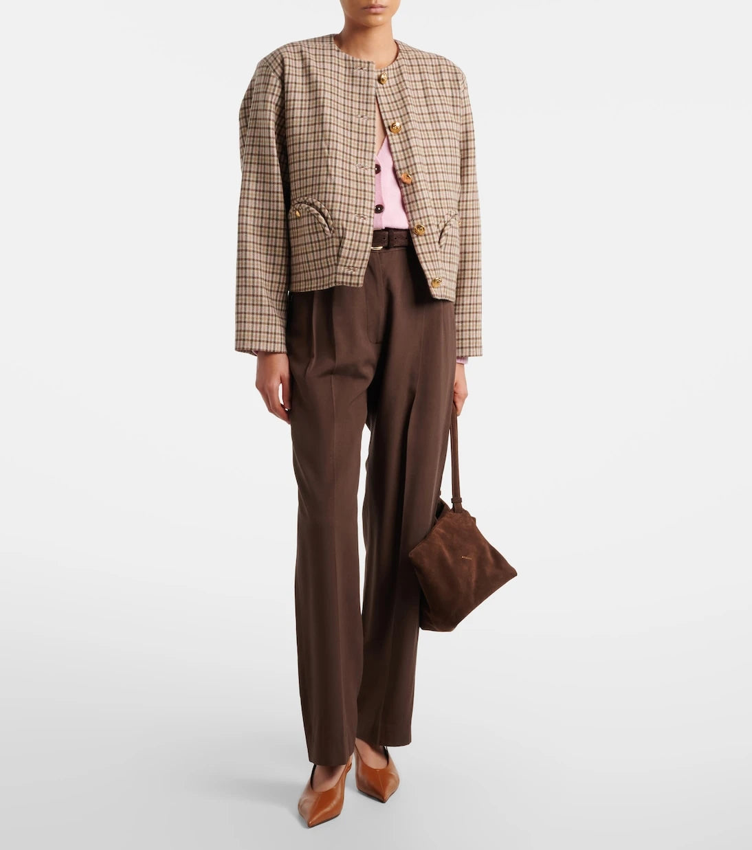 Blazé Milano - Altai checked wool and cashmere jacket