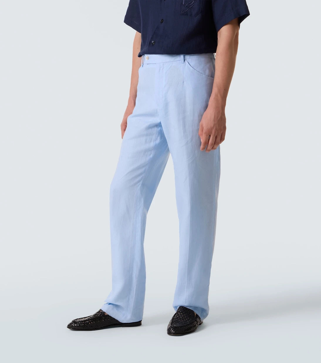 Dolce&Gabbana - Linen straight pants