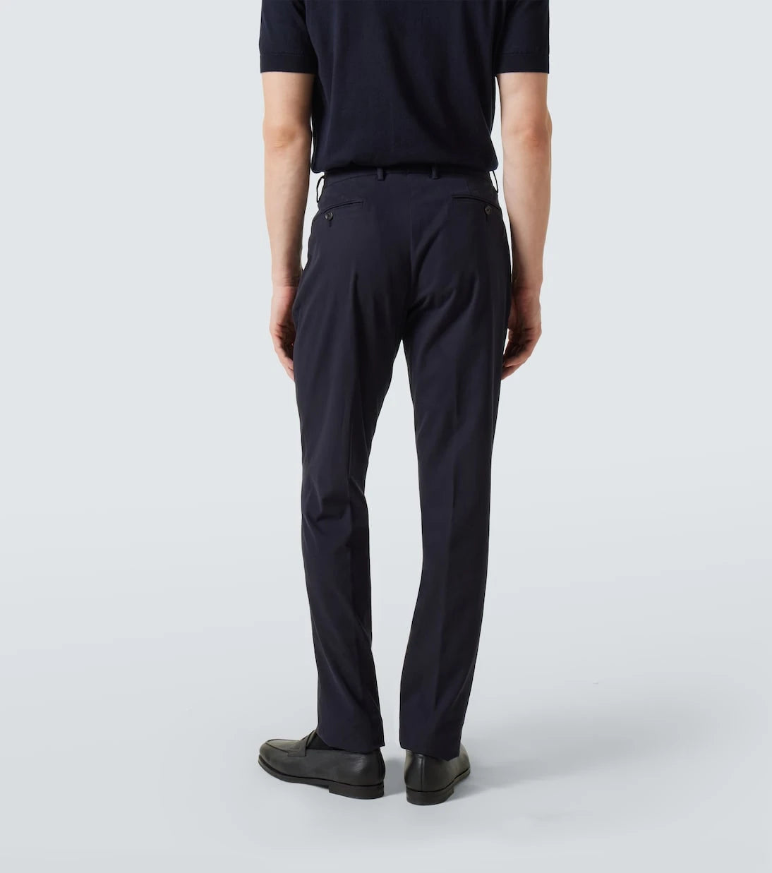Zegna - Cotton-blend straight pants