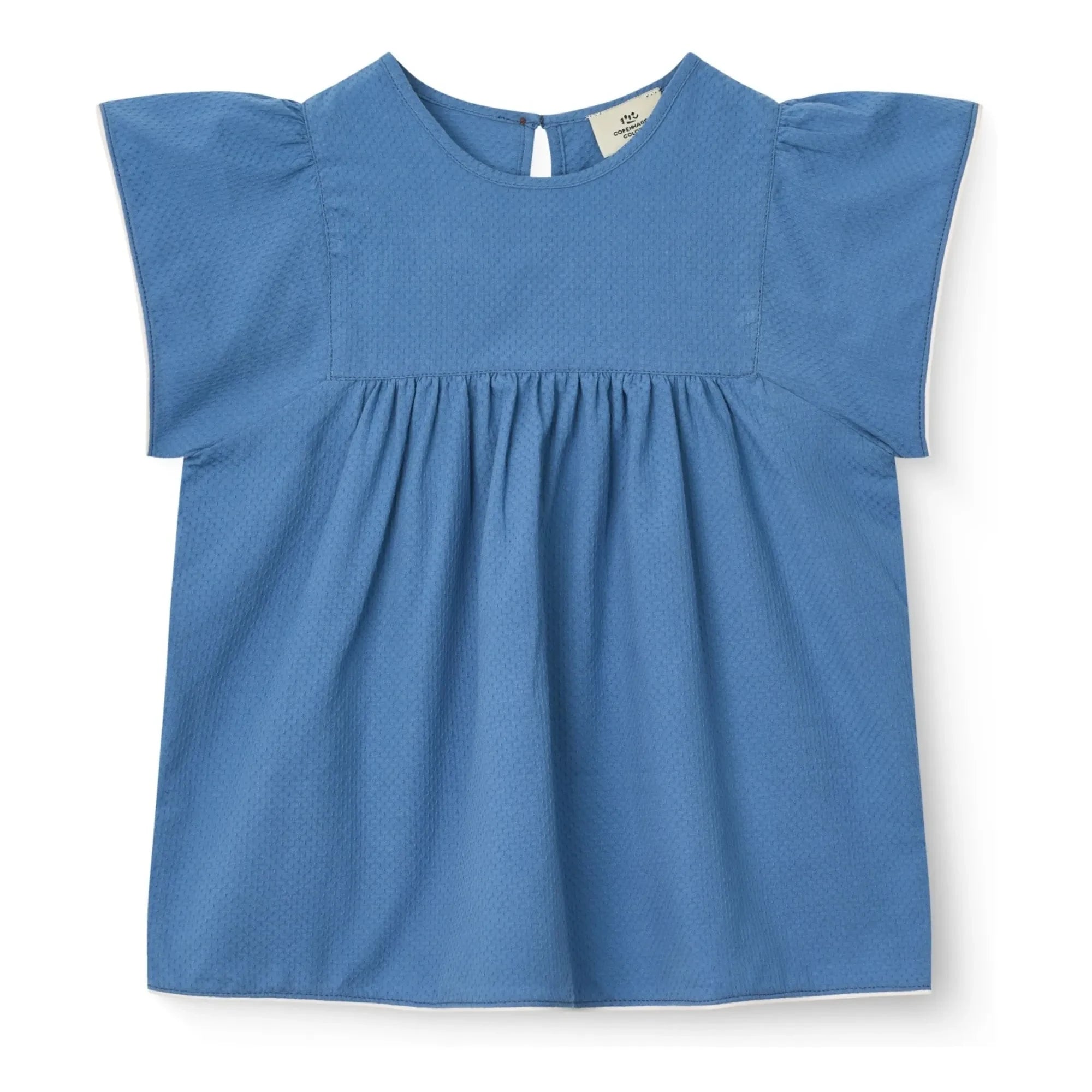 Copenhagen Colors - Fringes Blouse Organic Cotton | Blue