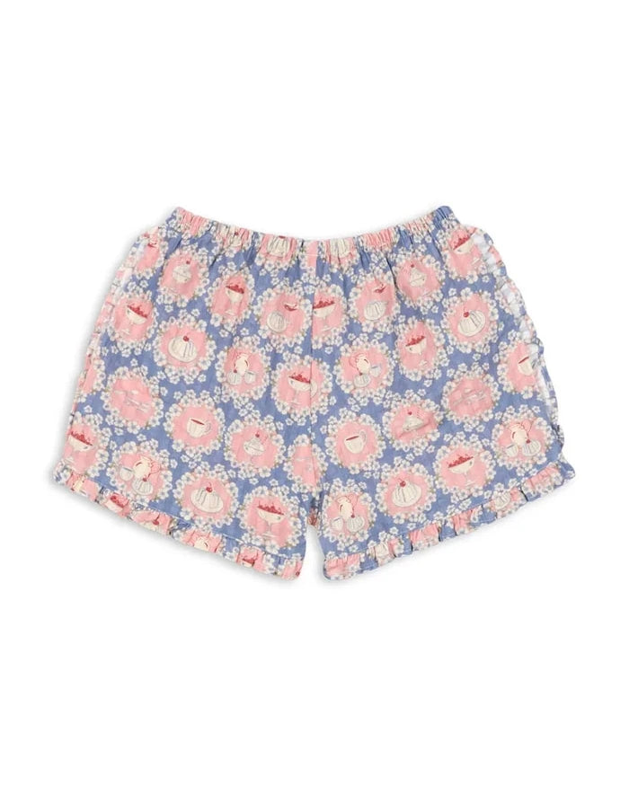 Konges Sløjd KIM FRILL SHORTS GOTS Çocuk Pamuklu Kısa Şort