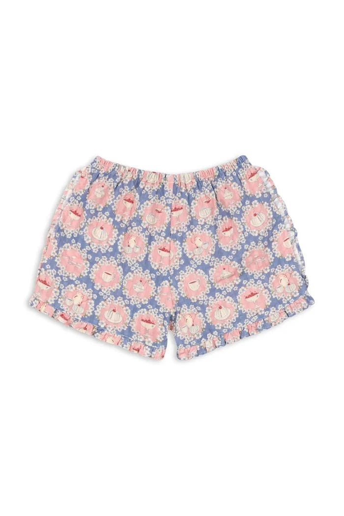 Konges Sløjd KIM FRILL SHORTS GOTS Çocuk Pamuklu Kısa Şort
