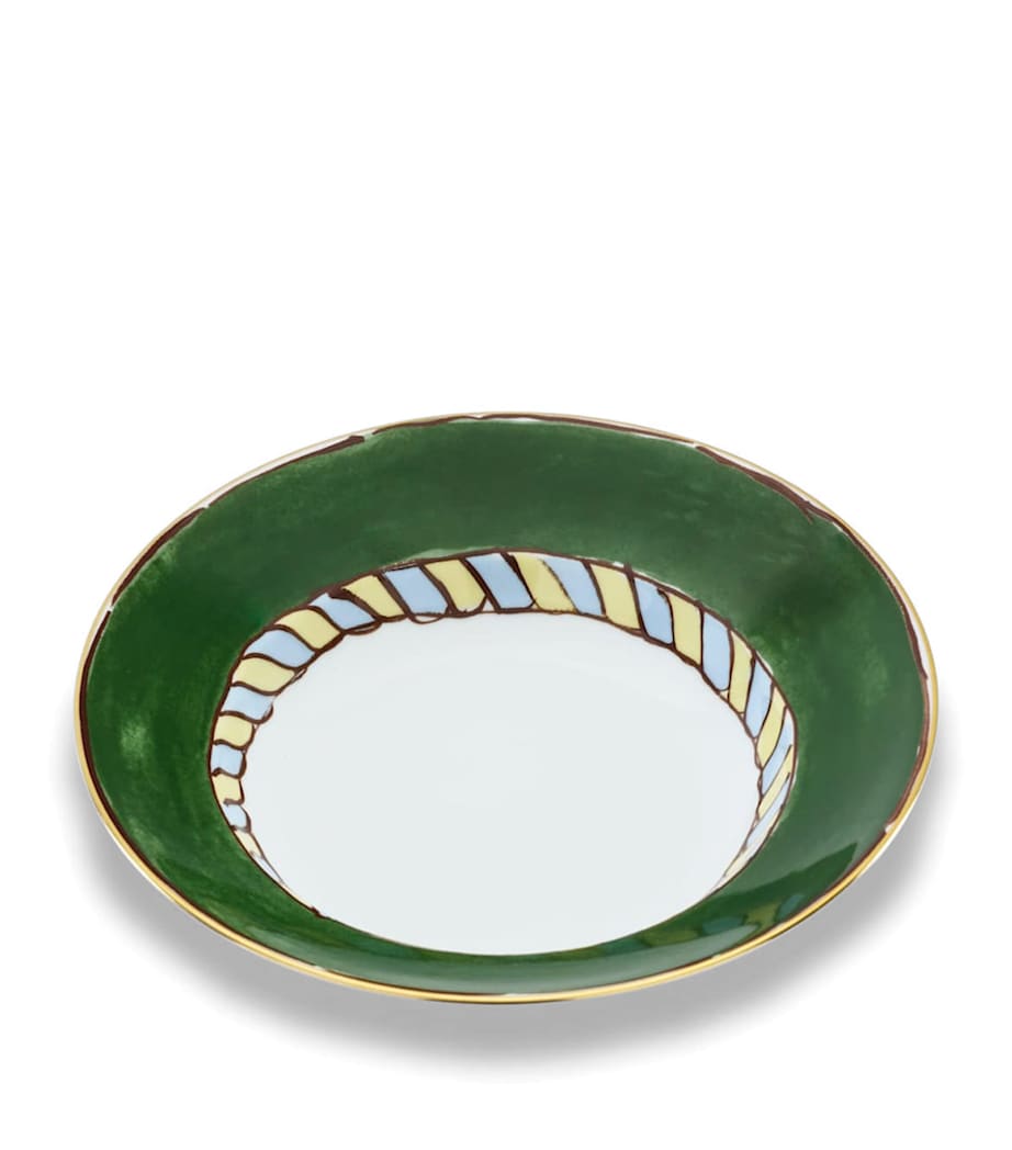 GINORI 1735 Porcelain Il Viaggio di Nettuno Soup Plate (24.5cm)
