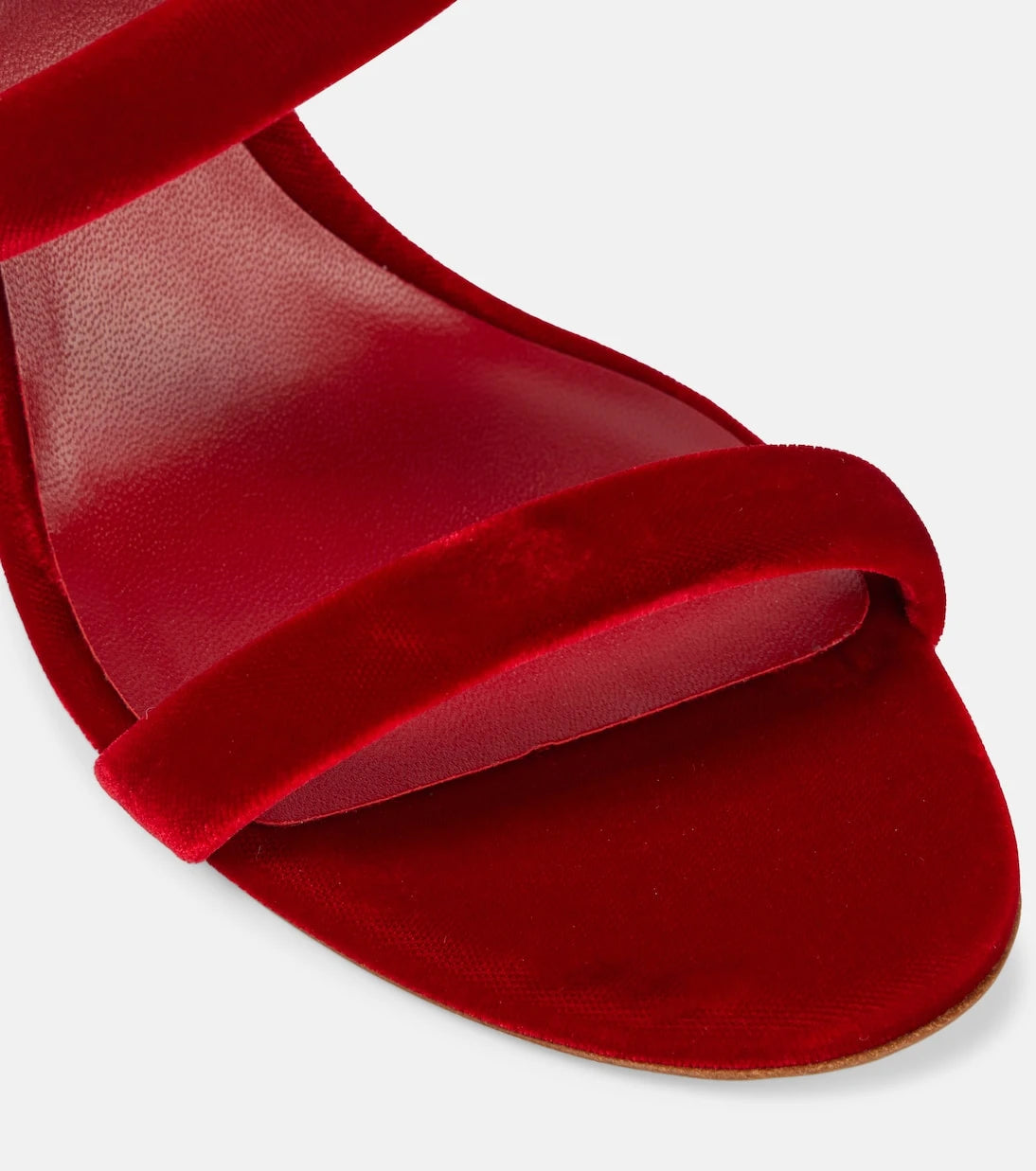 Rene Caovilla - Cleo 80 velvet sandals