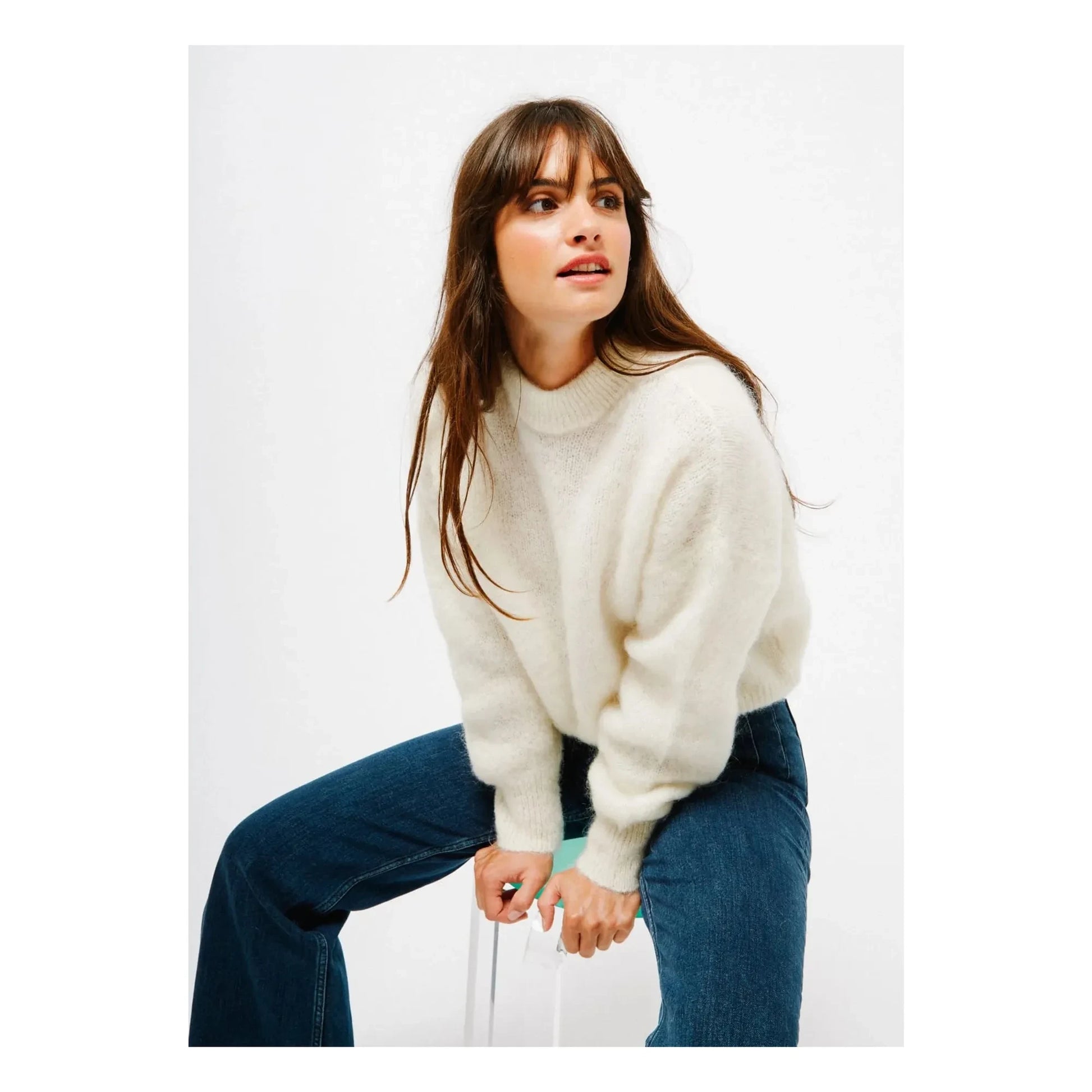 Surprise Paris - Jane Super Kid Mohair sweater | Cream