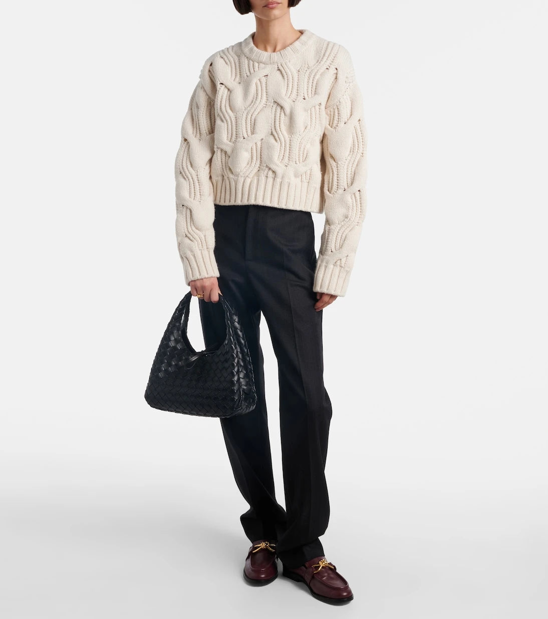 Bottega Veneta - Campana Small leather shoulder bag