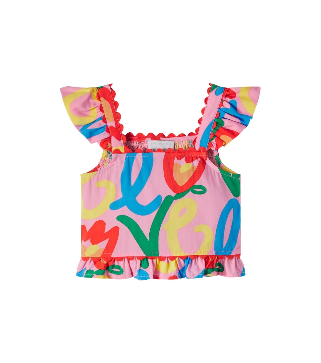 Stella McCartney Kids - Printed ruffled top