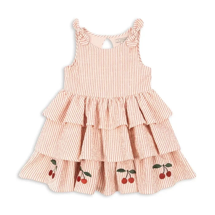Konges Sløjd pamuklu yazlık elbise ELLIE DRESS GOTS