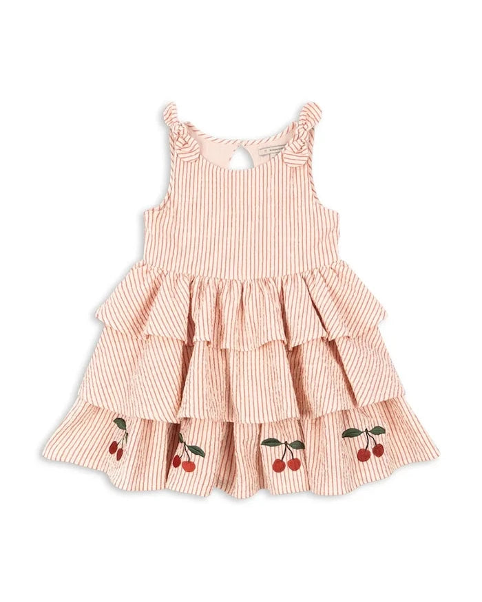 Konges Sløjd pamuklu yazlık elbise ELLIE DRESS GOTS