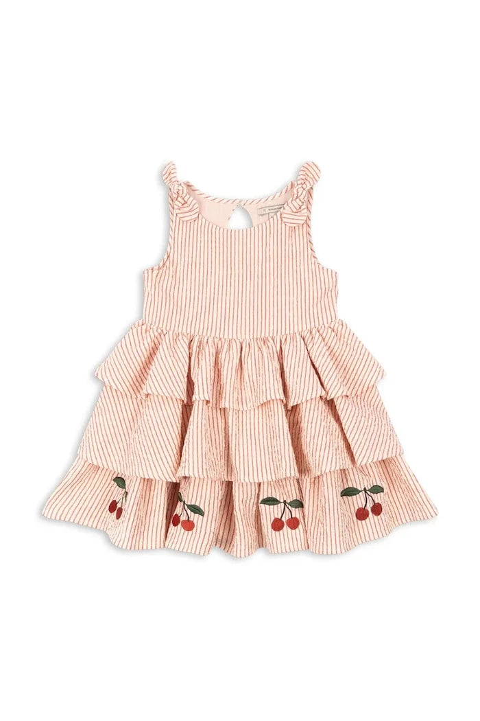 Konges Sløjd pamuklu yazlık elbise ELLIE DRESS GOTS
