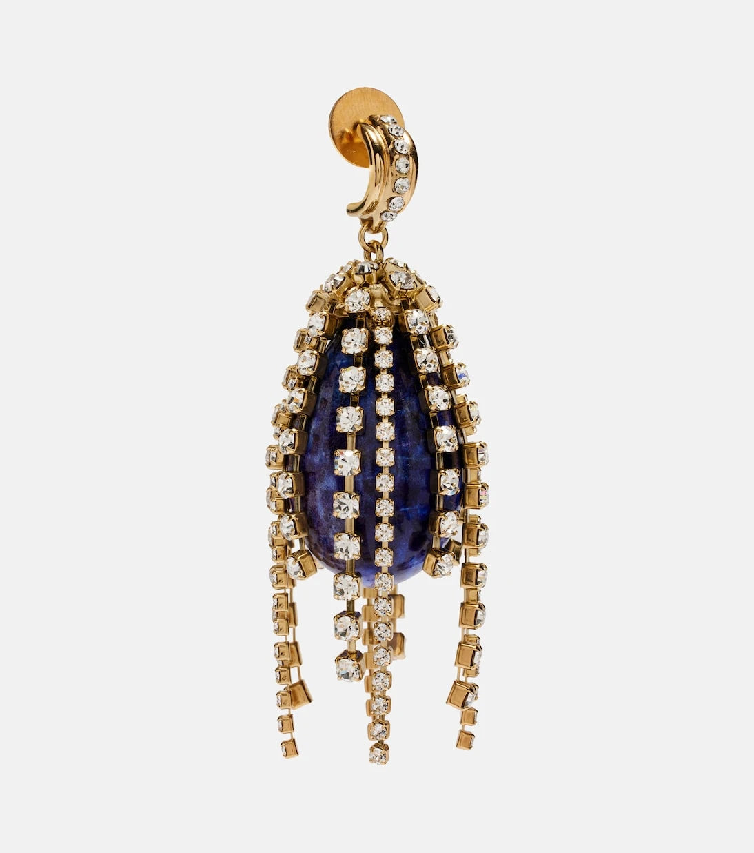 Chloé - Crystal-embellished drop earrings