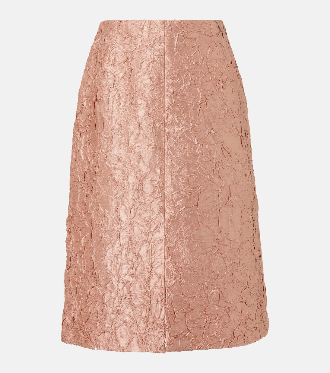 Dries Van Noten - Lamé midi skirt