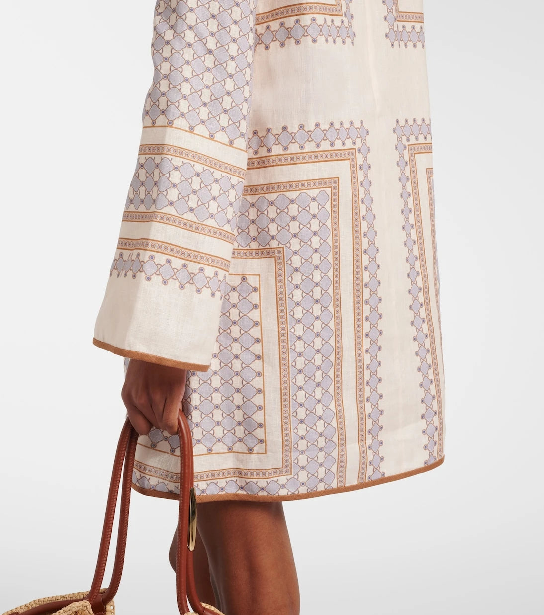 Zimmermann - Printed linen minidress