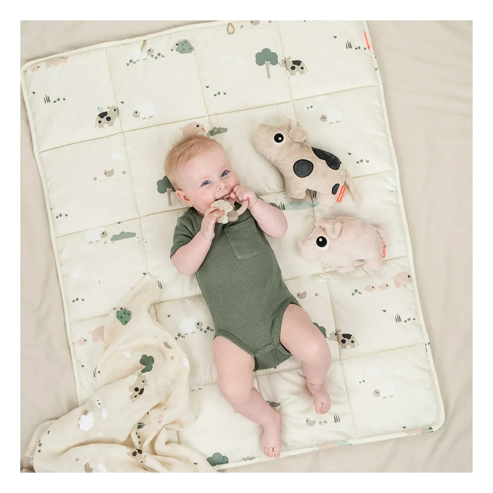 Done by deer - Tiny Farm playmat | Sand