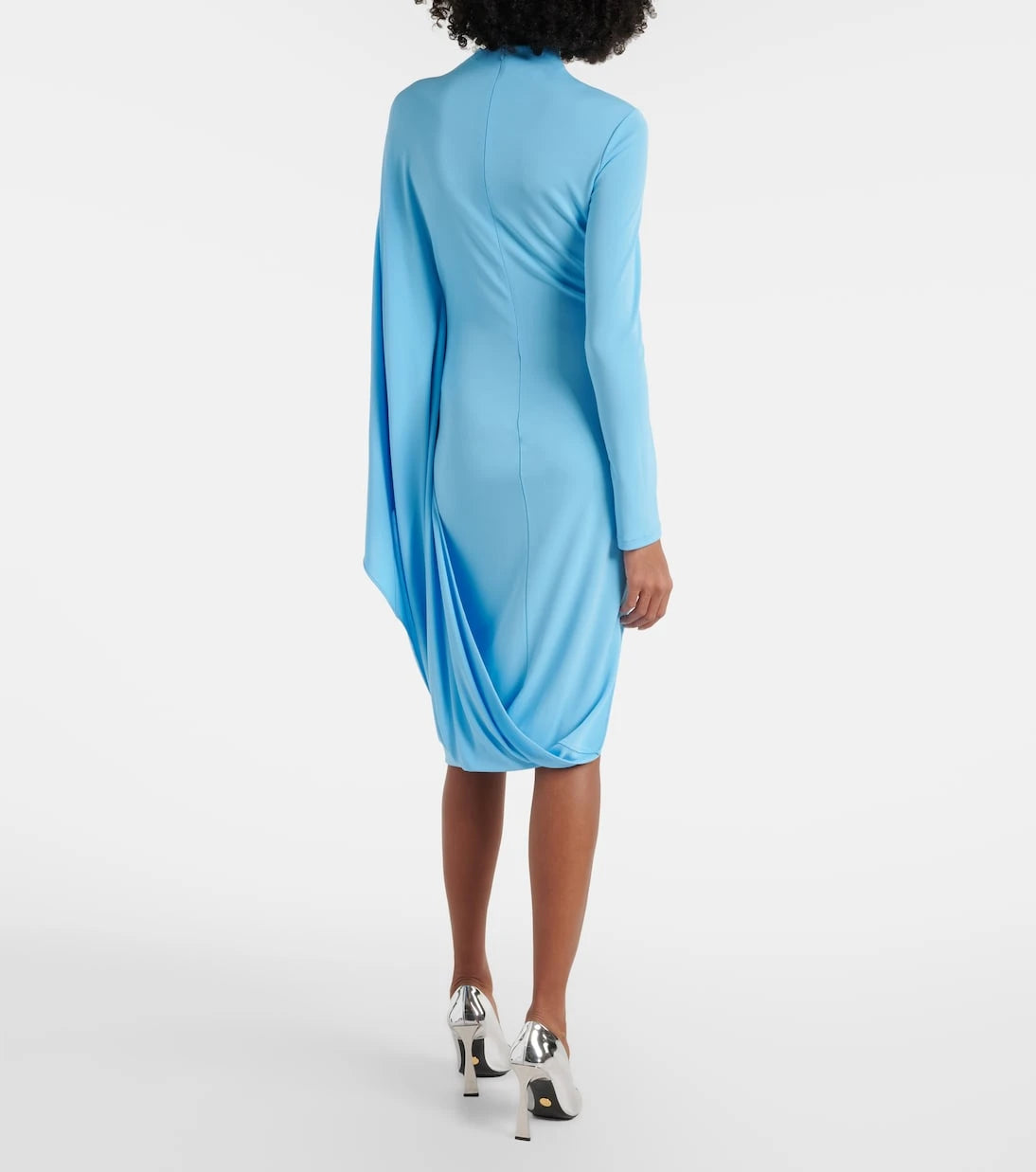 Stella McCartney - Draped jersey midi dress