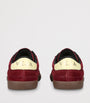 Burgundy Suede Panenka Sneakers