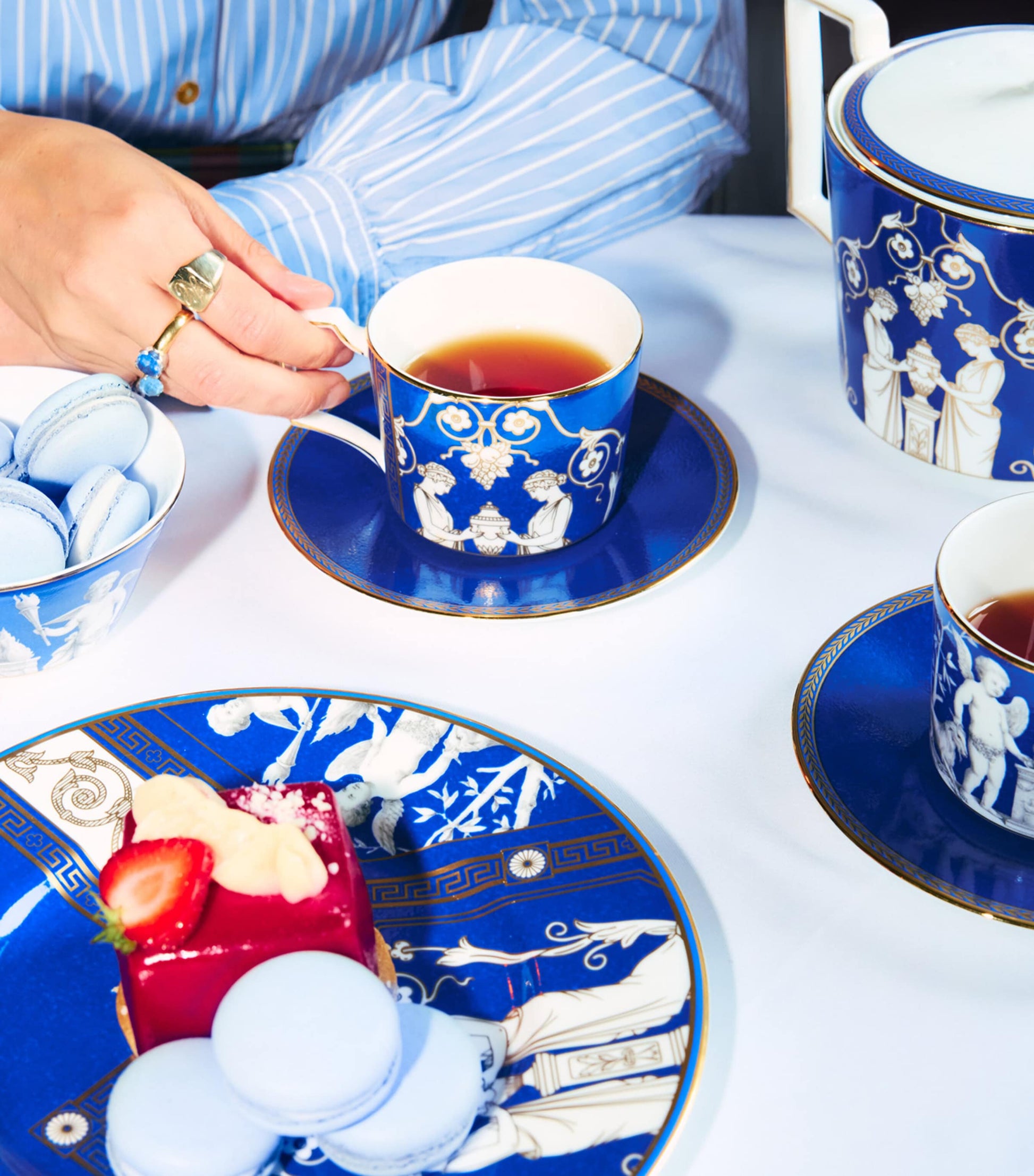 Renaissance Teacup and Saucer