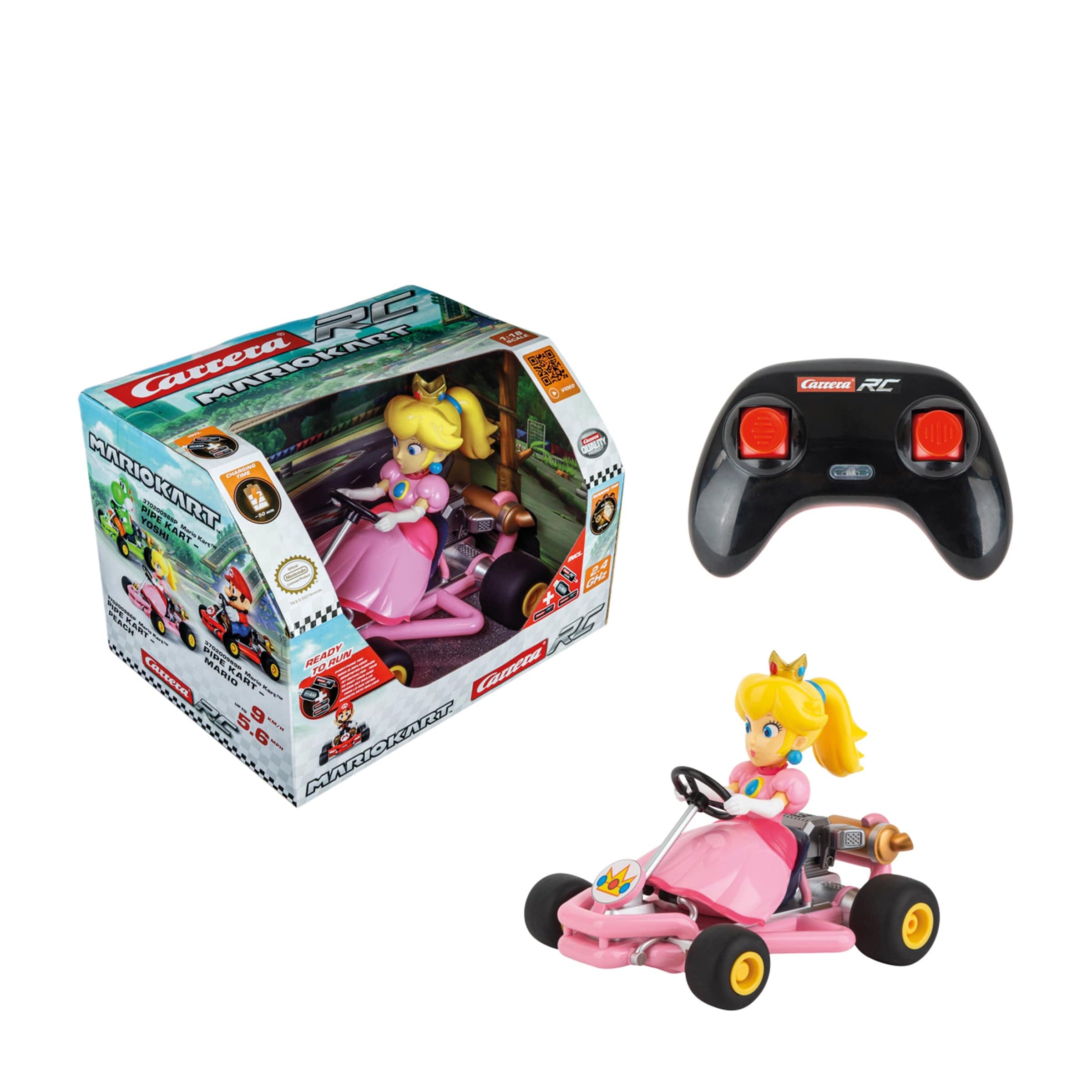 1:18 RC Mario Kart Peach Pipe Kart