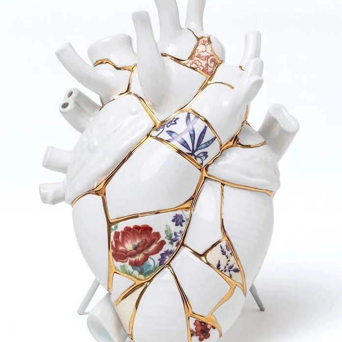 Декоративна ваза Seletti Love in Bloom Kintsugi