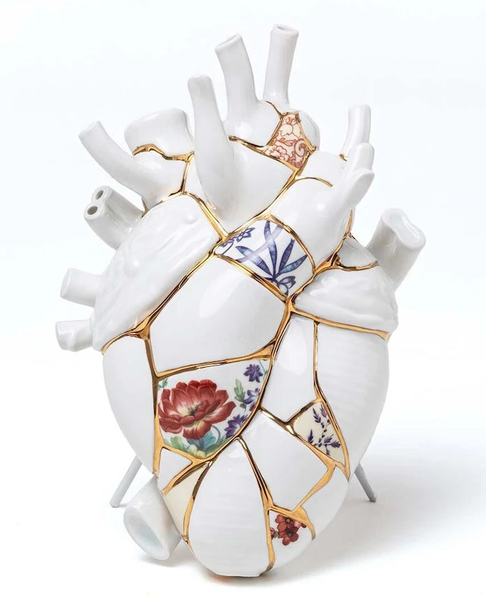 Dekoratif vazo Seletti Love in Bloom Kintsugi