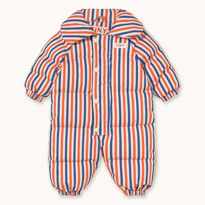 Tinycottons STRIPES PADDED OVERALL Bebek Tulum