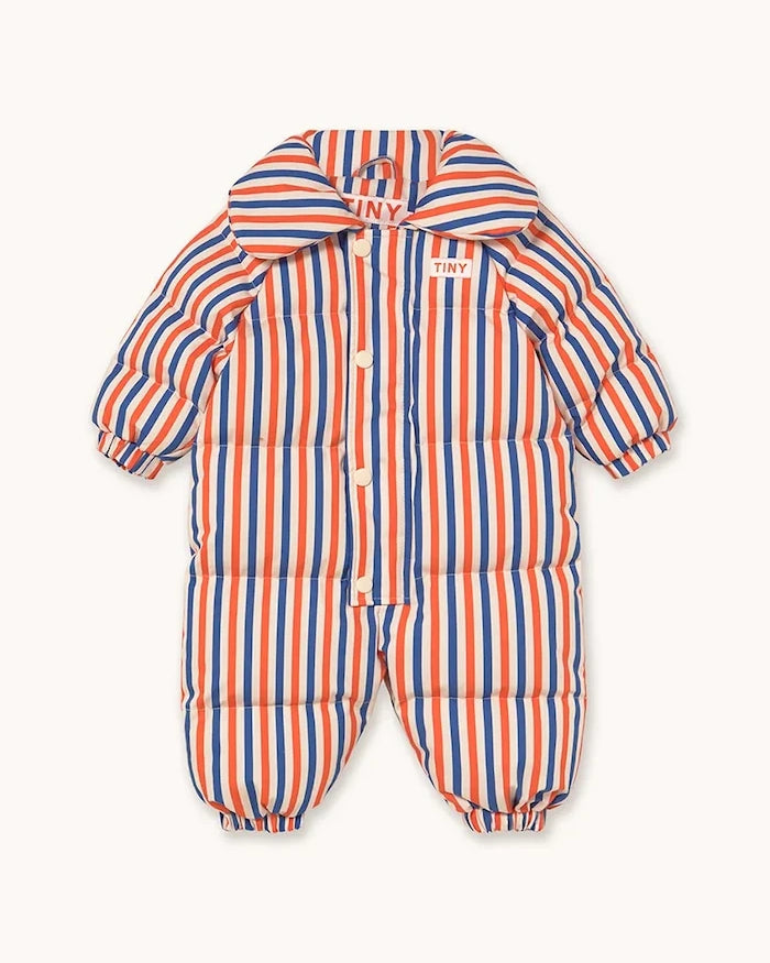 Tinycottons STRIPES PADDED OVERALL Bebek Tulum