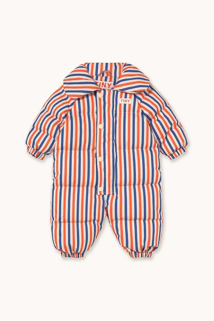 Tinycottons STRIPES PADDED OVERALL Bebek Tulum